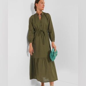 LIKE NEW Love Tomas by Emerson Fry Moss Swiss Dot Organic Frances Dress 3